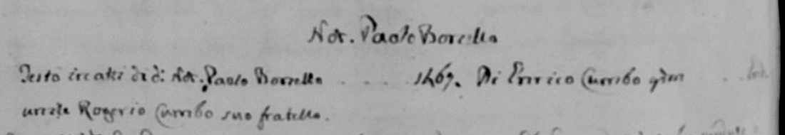 Retranscription of CUMBO Errigo will in ADAMI collection Retranscription of CUMBO Errigo will in ADAMI collection