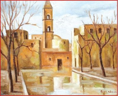 Saint-Fidèle Church  La Goulette, Tunisia  by Pierre BOUCHERLE (1894-1968)