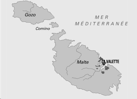 Map of Malta